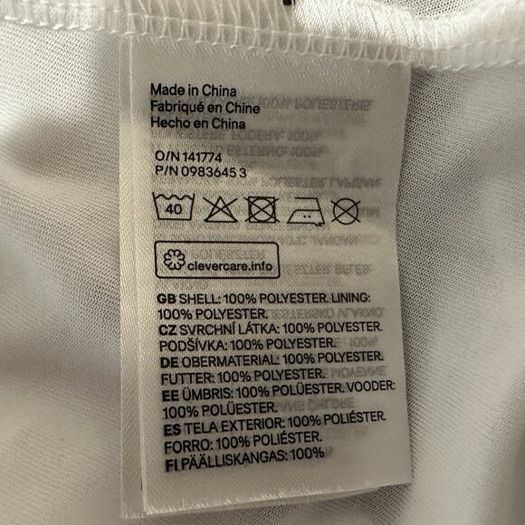 H&M blue Chiffon Ombre pattern dress NWT size 16/18 - Picture 9 of 10